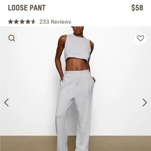 SKIMS NWT loose boyfriend pant